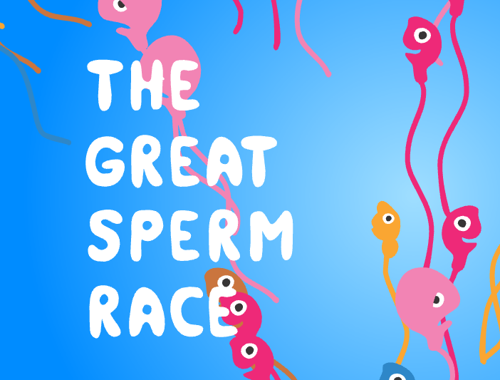 "The Great Sperm Race" is a game that takes you on a unique and educational journey through the world of reproduction. In this game, you play the role of a sperm cell on a mission to fertilize an egg and create life.